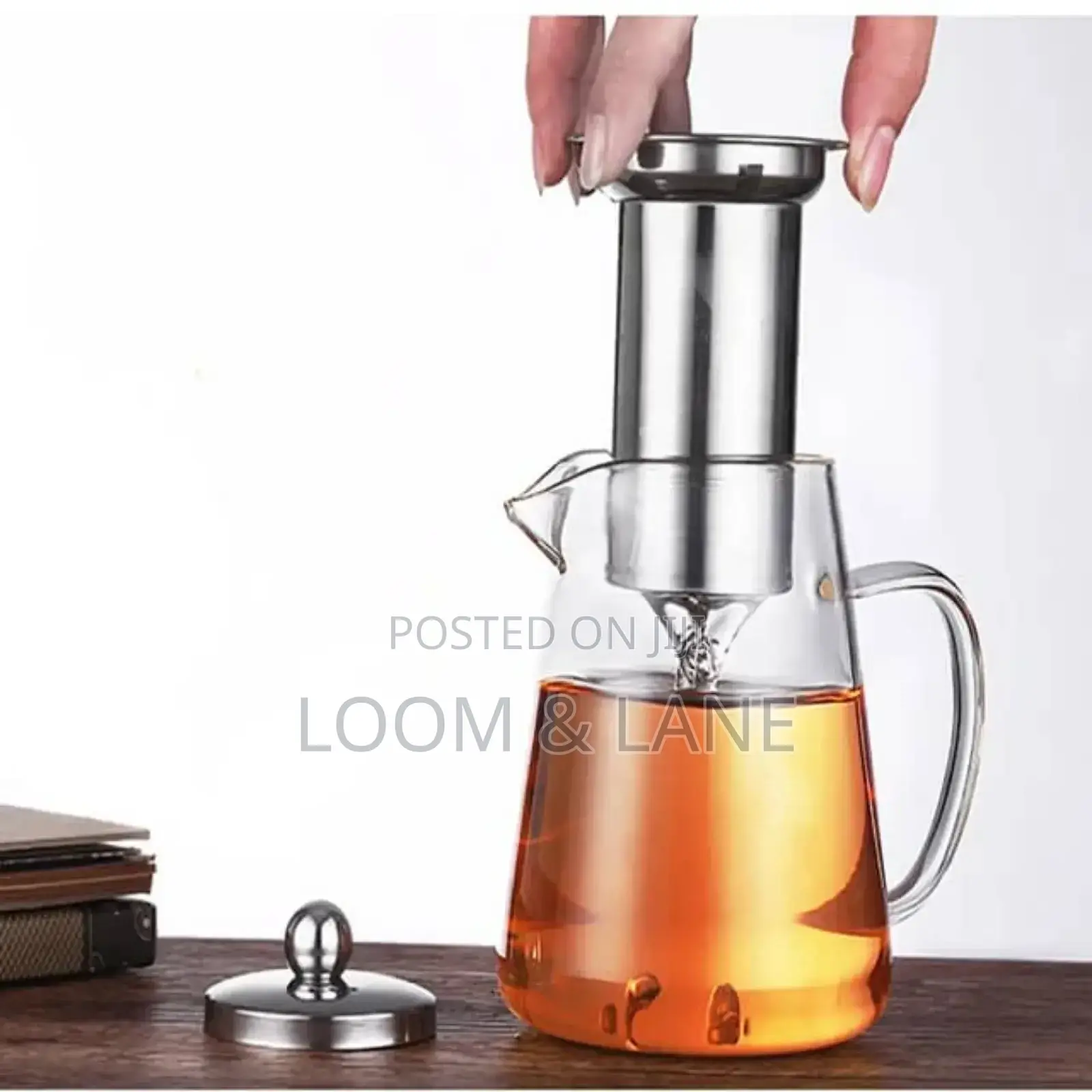 Glass Teapot Kettle With Infuser