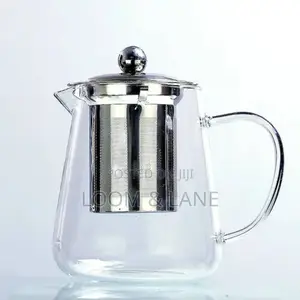 Glass Teapot Kettle With Infuser