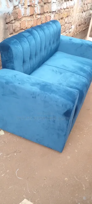 2 Sitter Sofa Seat in Blue Black Colour Available