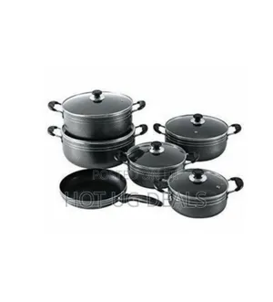 Tornado 11 Piece Non-Stick Saucepans Cookware Dishes Pots