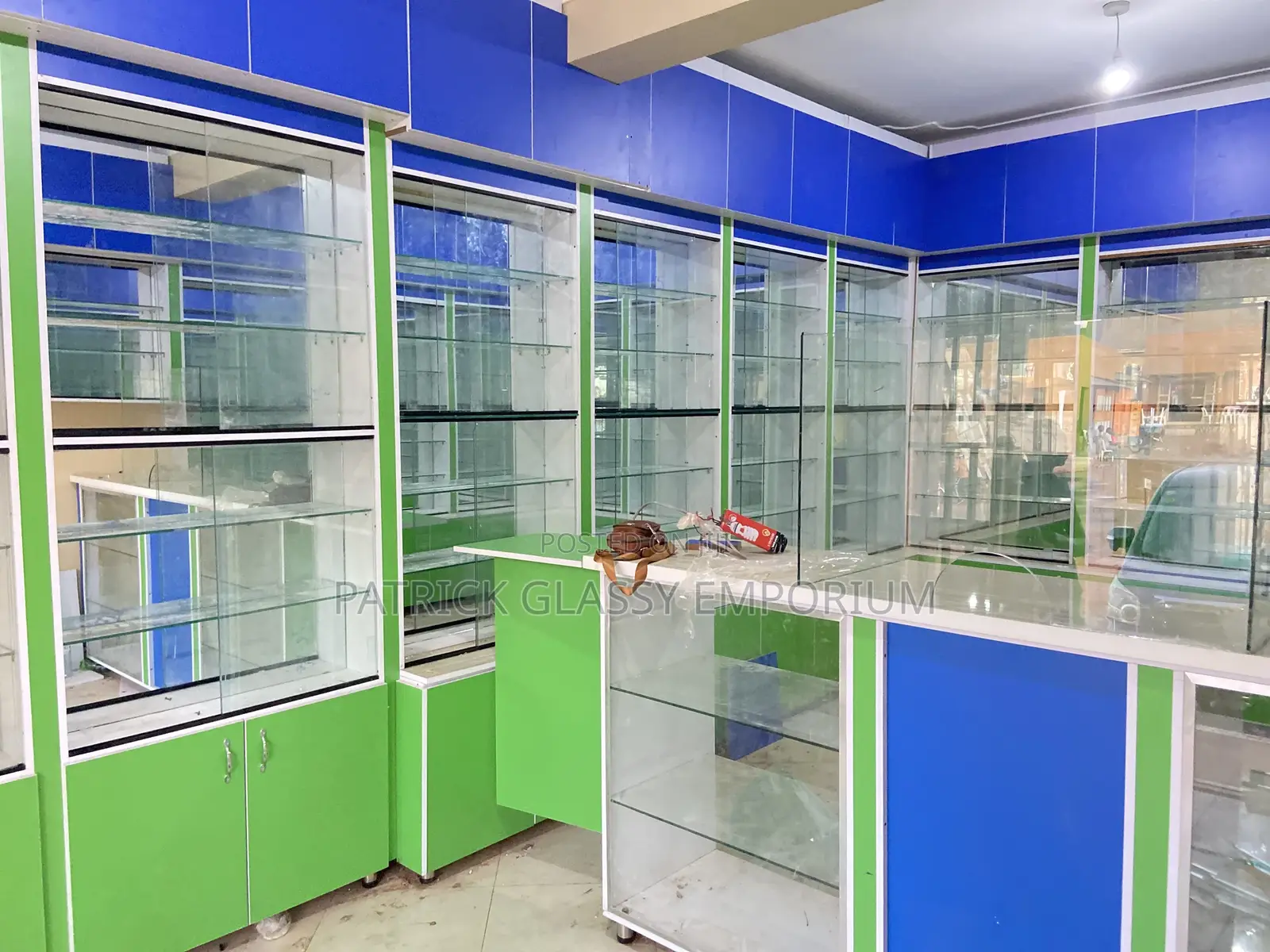 Boards and Glass Pharmacies