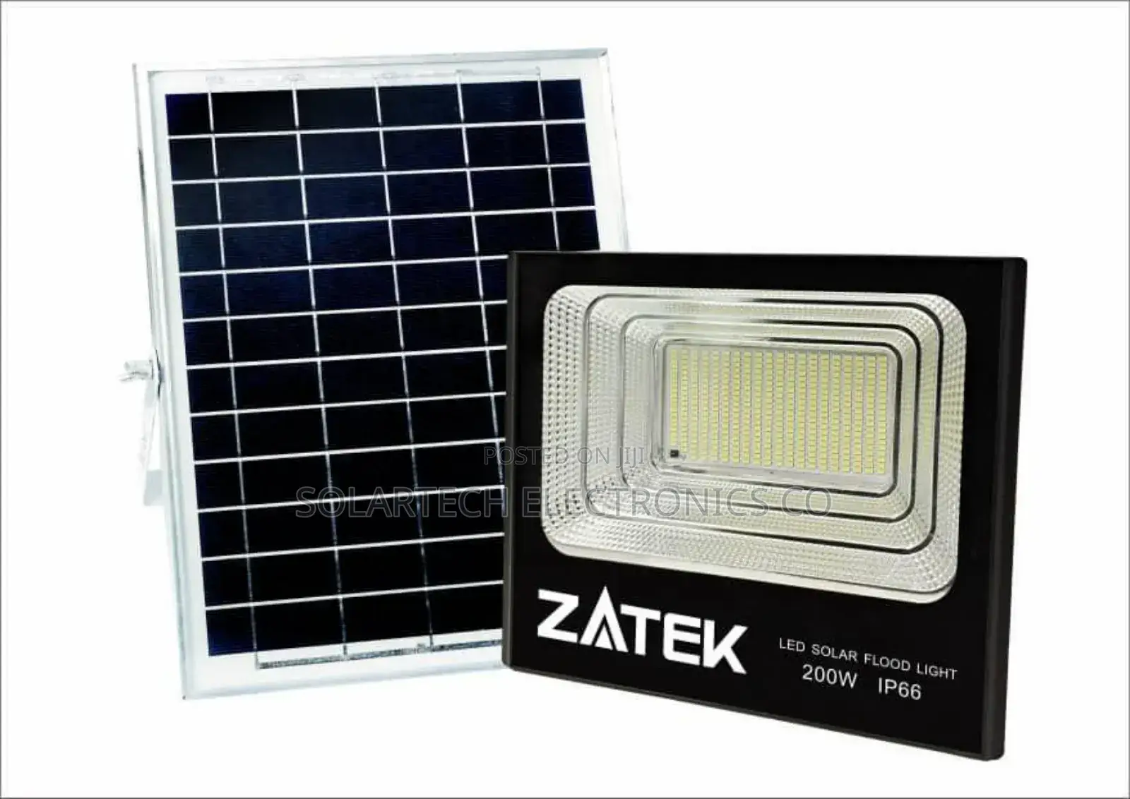 200W Zatek Solar Flood Lights Lumin
