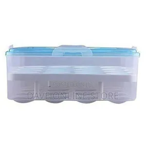 Plastic Egg Box Refrigerator 32 Grid Egg Container