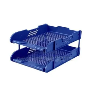 2 Layers Office Tray - Blue