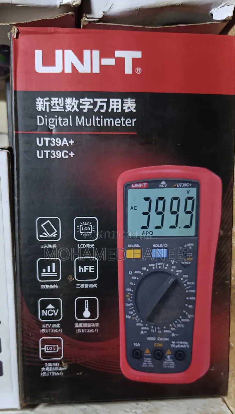 Uni T Multimeter Ut39a+ Ut39c+