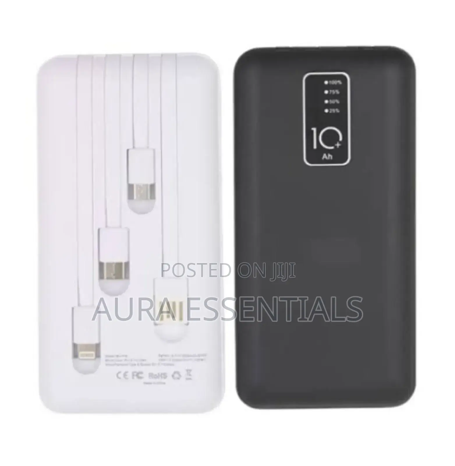 Premium Self Wired Power Bank (10000mah)