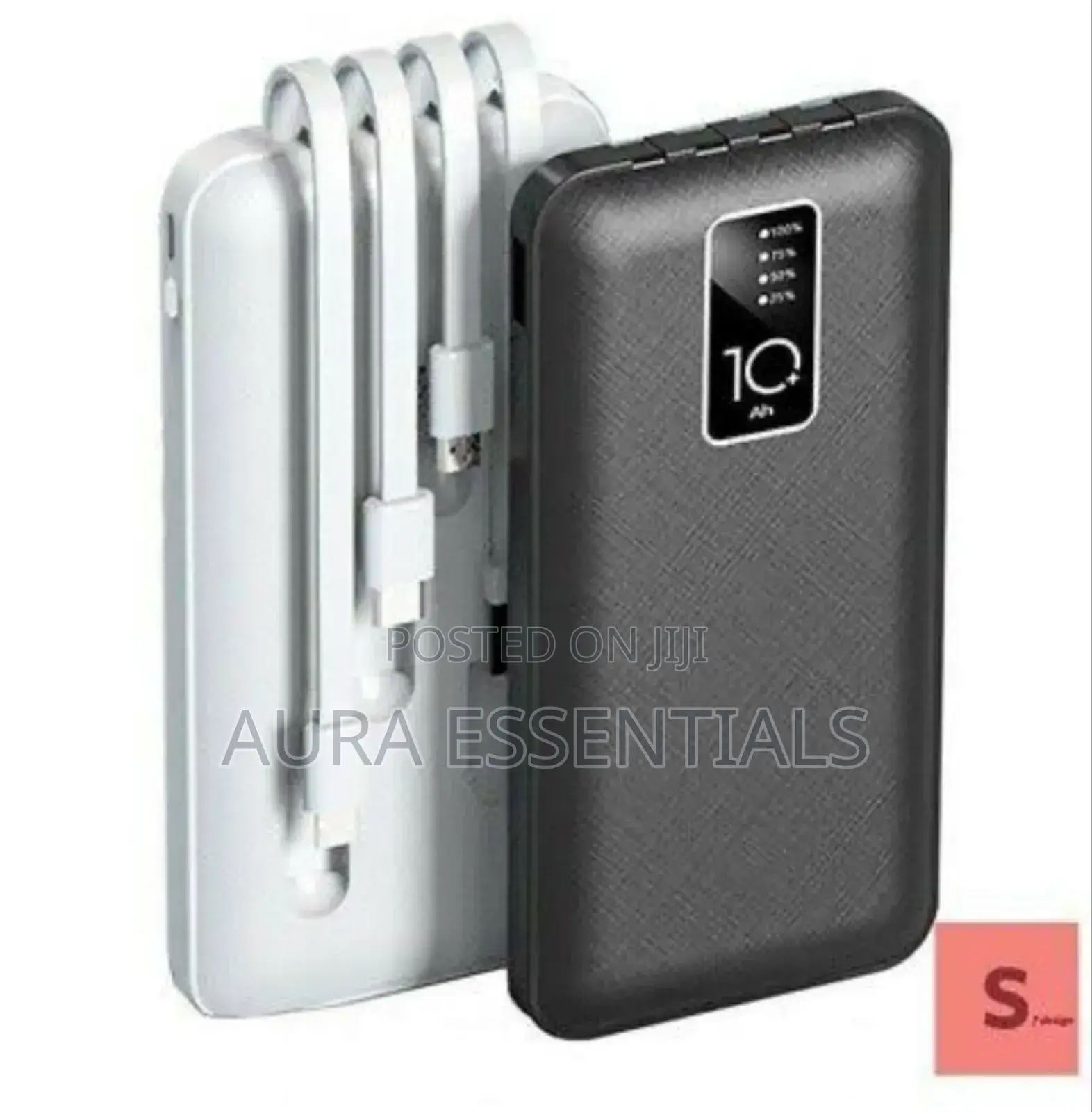 Premium Self Wired Power Bank (10000mah)