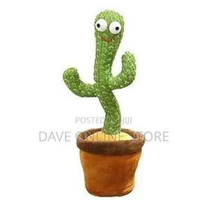 Talking Toy Dancing Cactus Doll Speak Talk Sound - Green