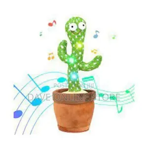 Talking Toy Dancing Cactus Doll Speak Talk Sound - Green