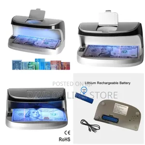 Rechargeable Currency Detector With Magnifying Glass
