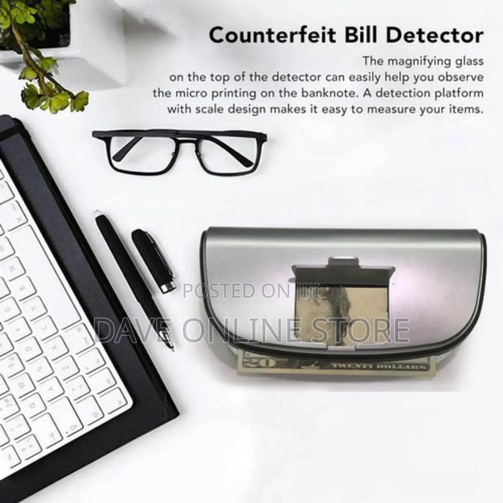 Rechargeable Money Counterfeit Bill Detector Machine