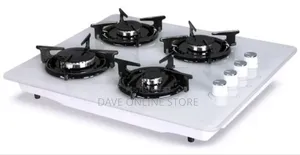 Luxell 4 Burner Glass Gas Cooker Stove Table Top-Built-In,