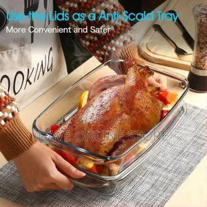 Large Glass Casserole Dish, Oven Safe Cookware
