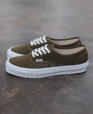 Original Vans Off the Wall “Suede Olive” Sneakers
