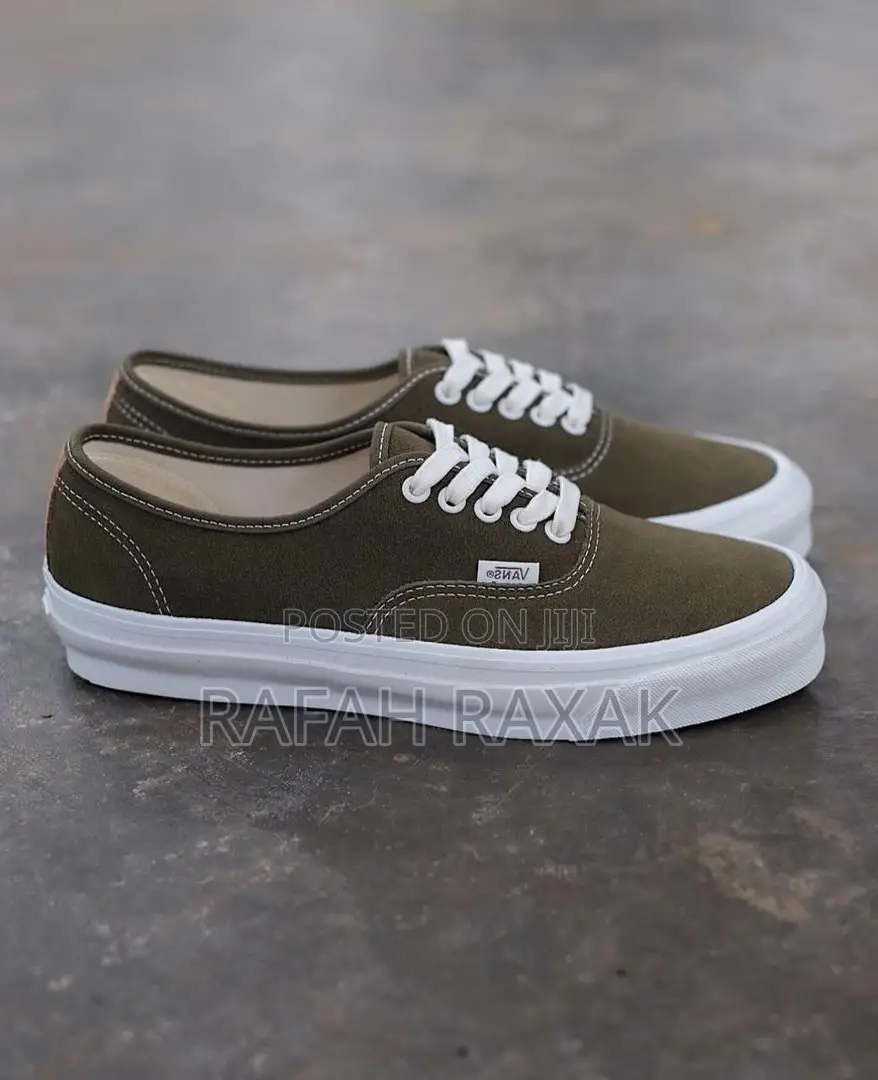 Original Vans Off the Wall “Suede Olive” Sneakers