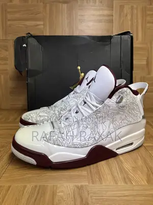 Original White Air Jordan Dub Zero Sneakers