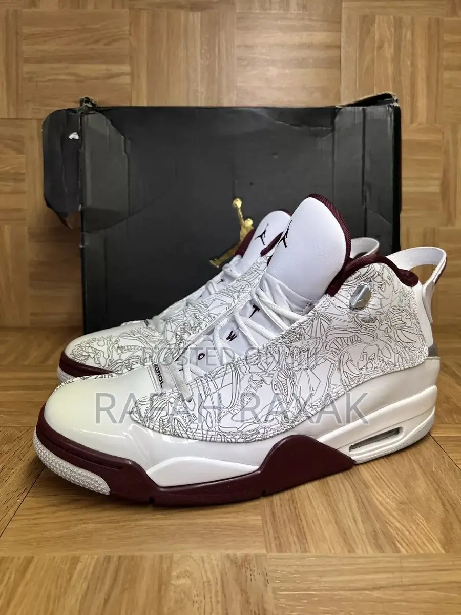 Original White Air Jordan Dub Zero Sneakers