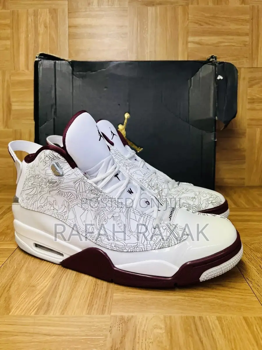 Original White Air Jordan Dub Zero Sneakers