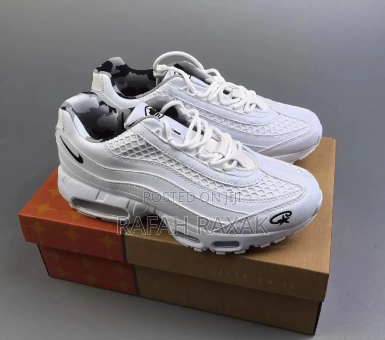 Original Men’S Triple White Nike Corteiz Air Max 95 Sneaker