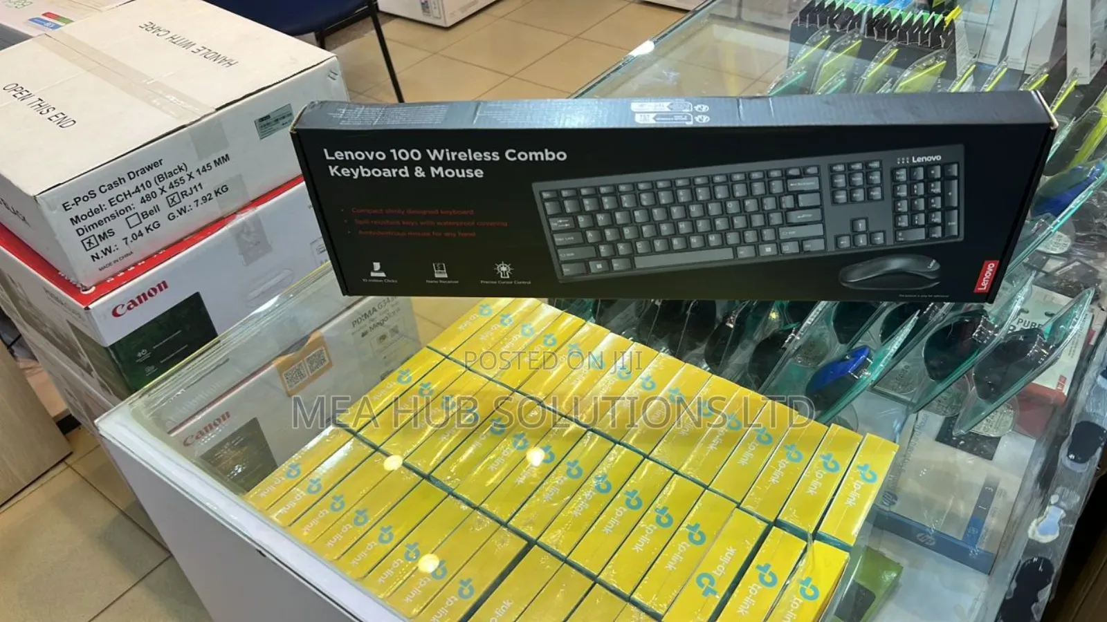 Lenovo 100 Wireless Combo Keyboard and Mouse
