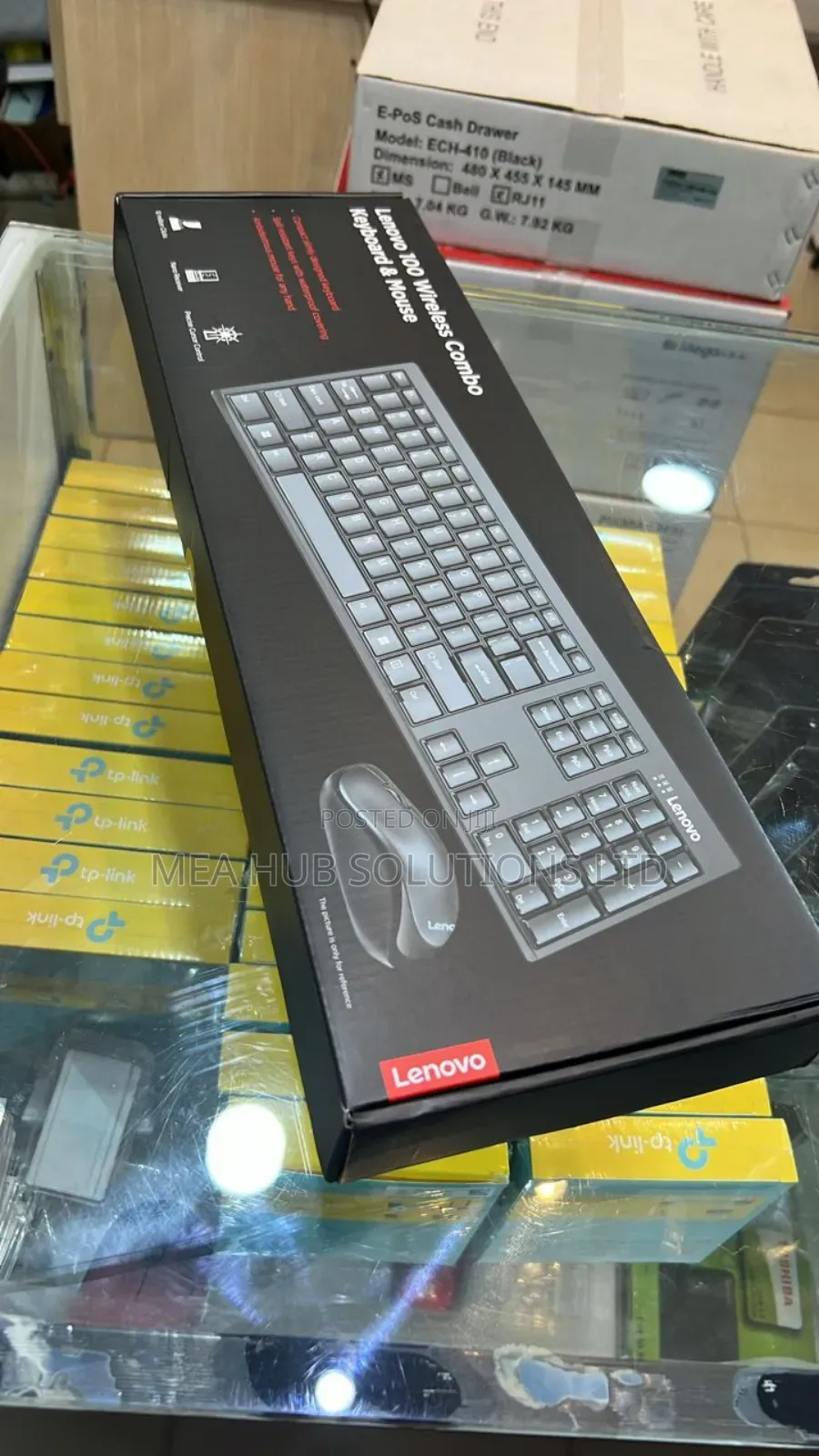 Lenovo 100 Wireless Combo Keyboard and Mouse