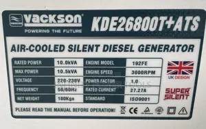 Super Silent Diesel Generator 10.5kva With ATS(Vackson)