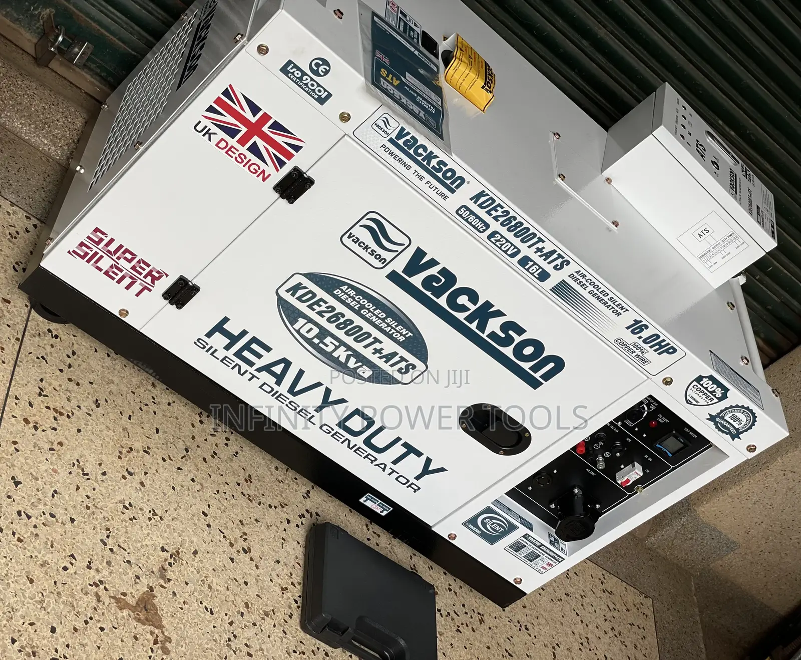 Super Silent Diesel Generator 10.5kva With ATS(Vackson)