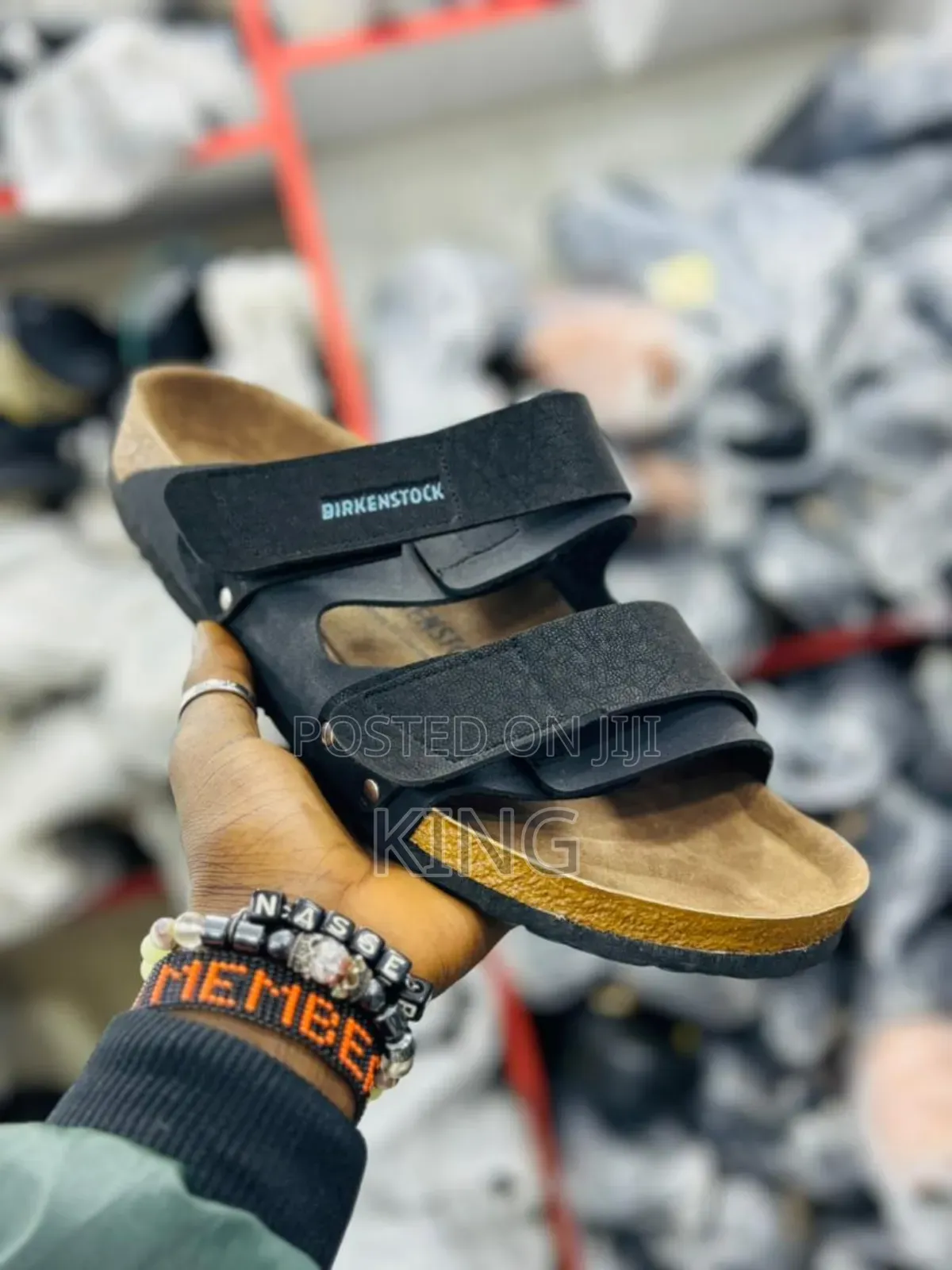 Birkenstock Black Sandals. New