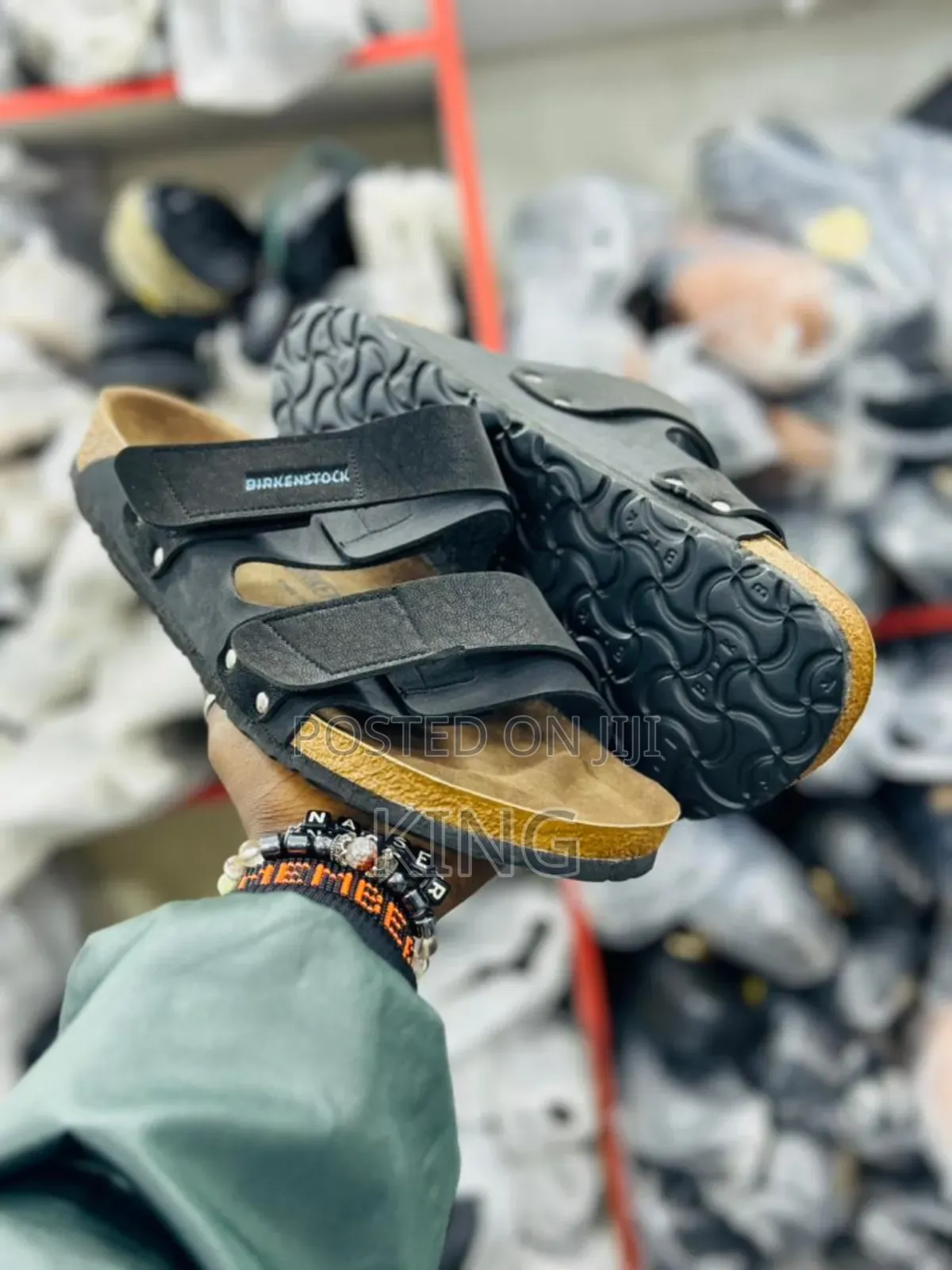 Birkenstock Black Sandals. New