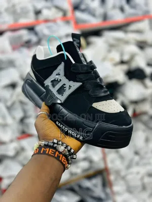 Naked Wolfe Black Suede Sneakers. New.