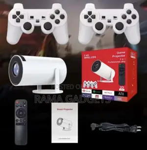 Bluetooth Smart Projector With Handheld Game Controllers