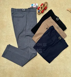 Classic Buckle Chino Trousers