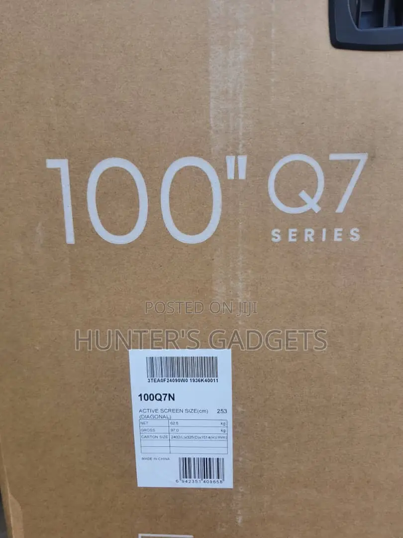 Hisense 100inch Qled Q7tseries Hisense High End Model Latest