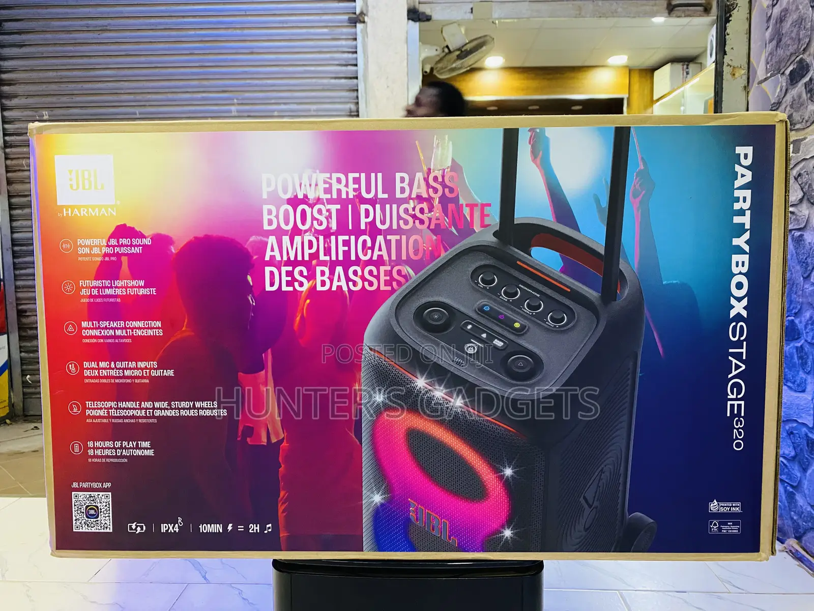 JBL Party Box Stage 320 Bluetooth Powerful Speaker Latest