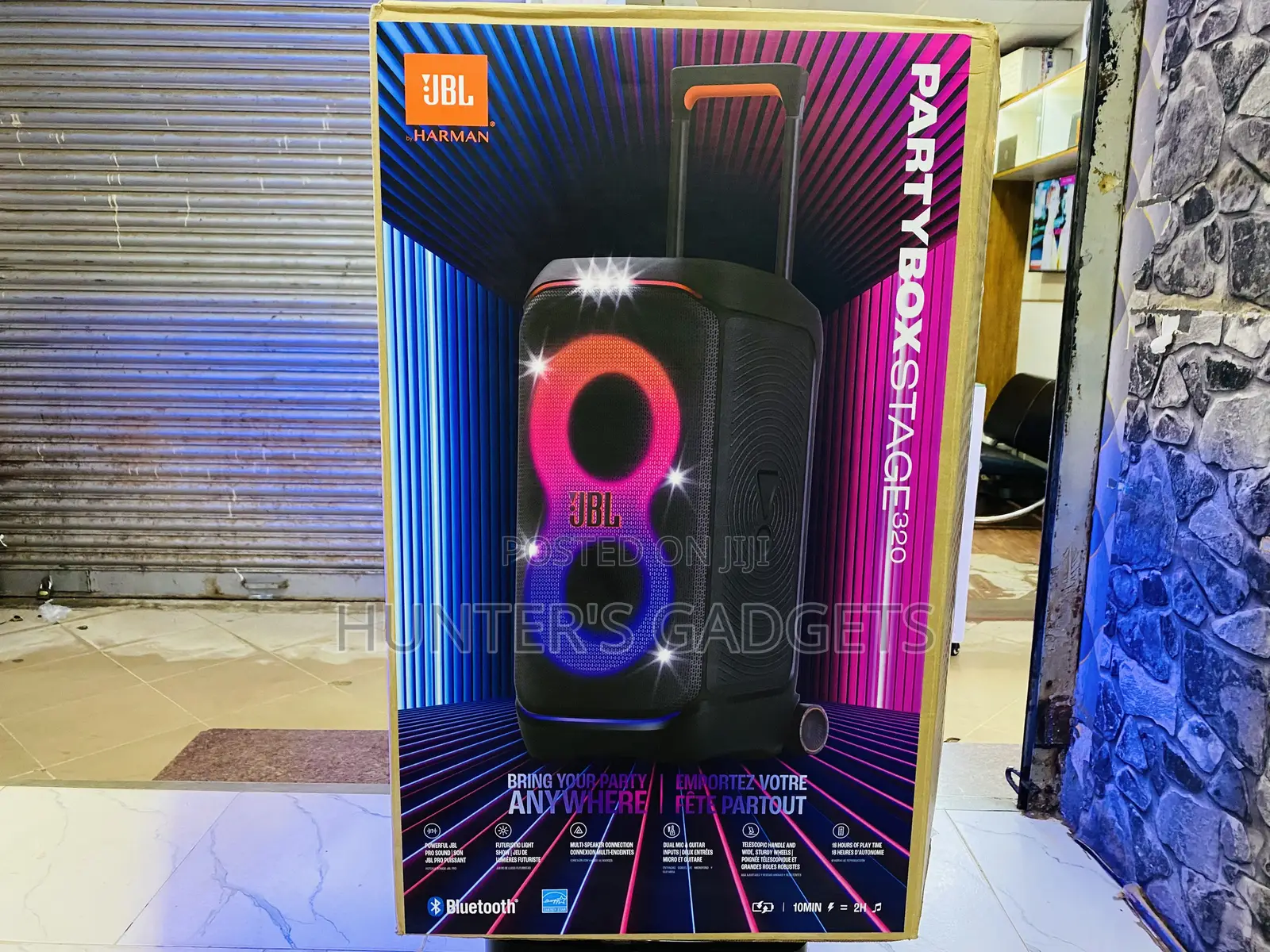 JBL Party Box Stage 320 Bluetooth Powerful Speaker Latest