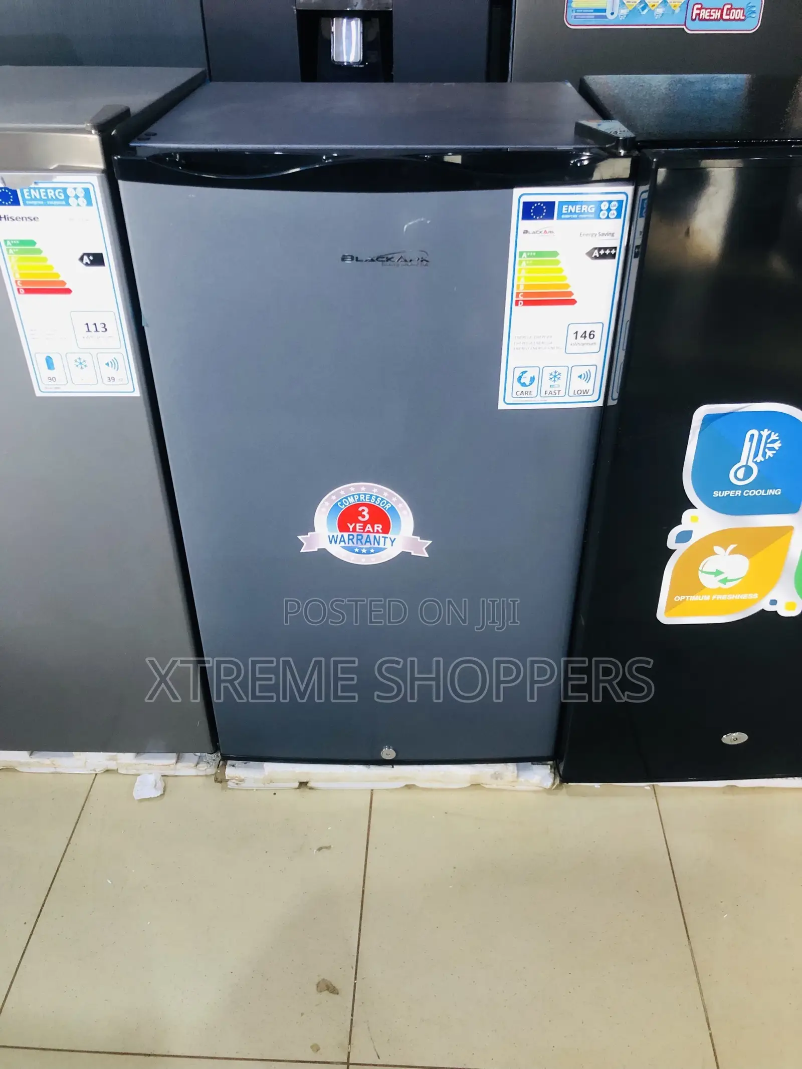 Black Ark Fridge/Refrigerator 120liters 01
