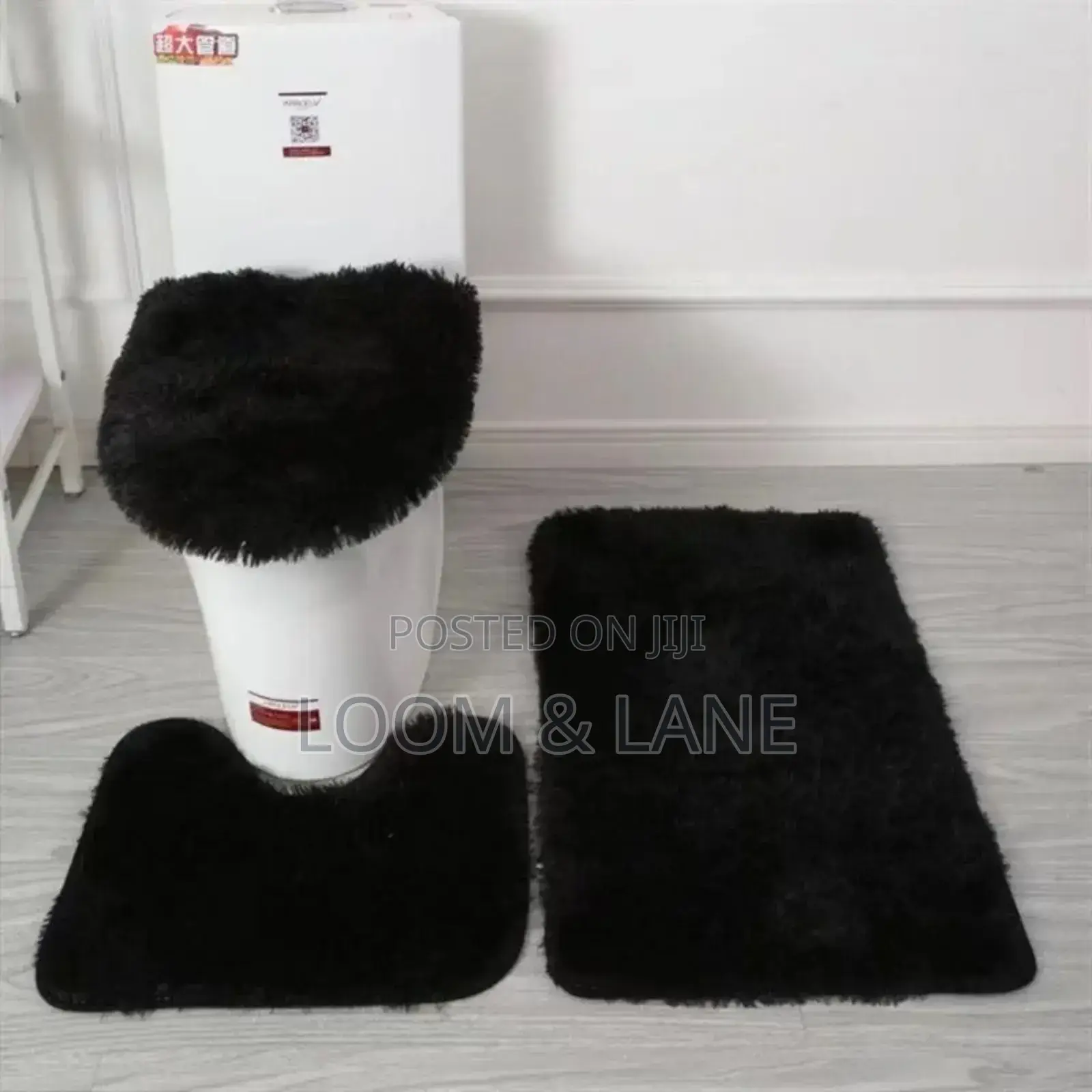 Soft Woolen Bathroom Mats (3pcs)