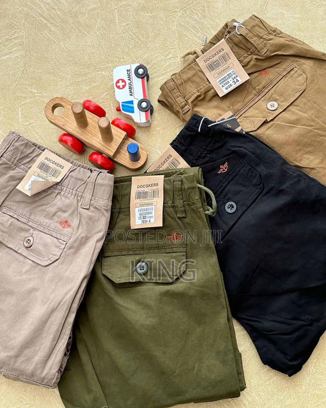 Usk Kaki Cargo Pants