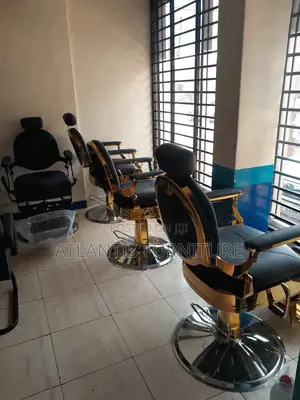 Gold Back Barber Chair