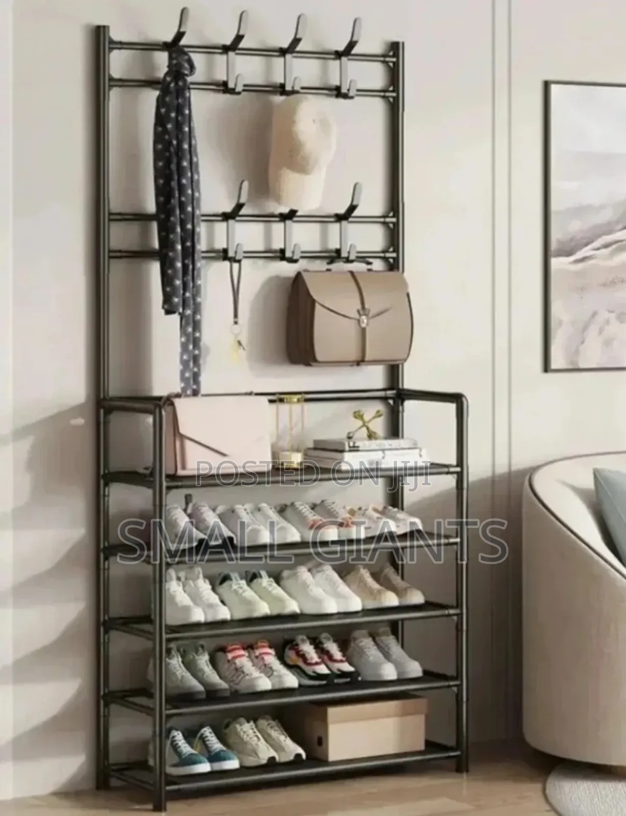 Multi - Layer Storage Solution Shoe Rack Clothes Organizer