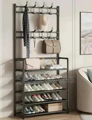 Multi - Layer Storage Solution Shoe Rack Clothes Organizer
