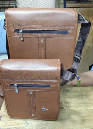 2 Pieces Leather Cross Bag