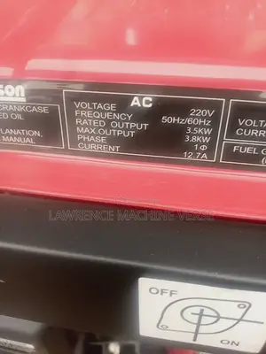 Gasoline Generator 3.8kva Key Start