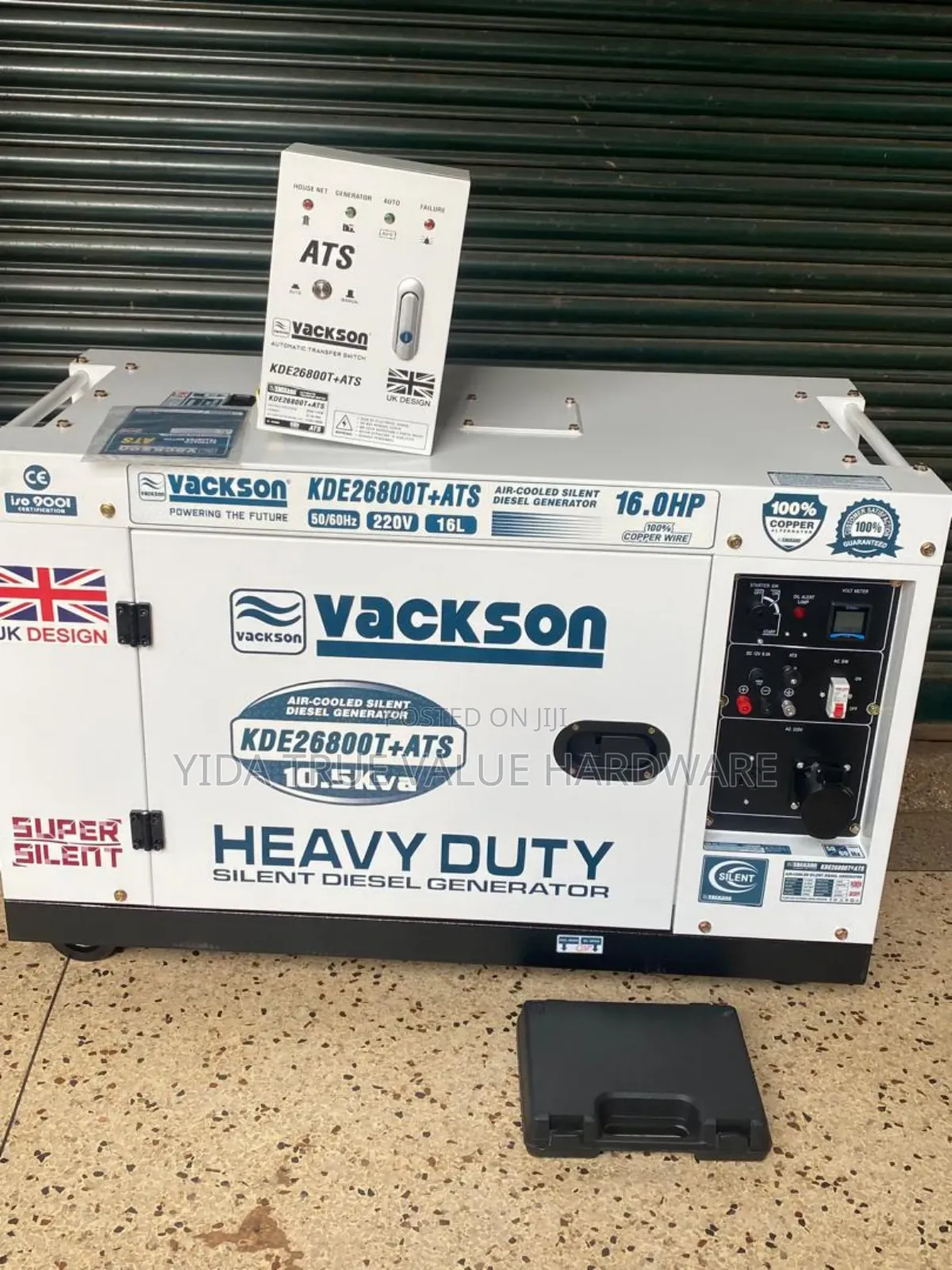 10kva Generator Vackson Brand