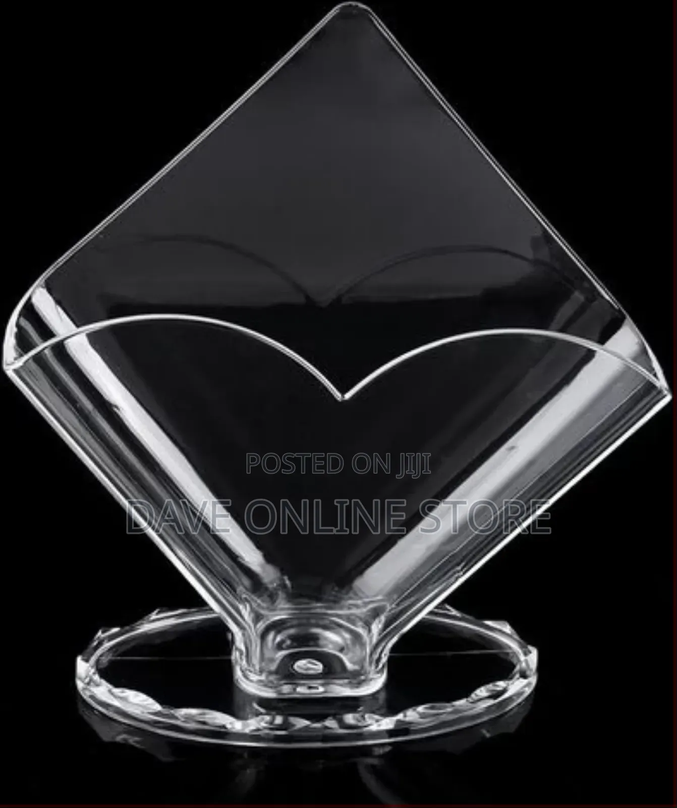 Saviet Napkin Holder Transparent Acrylic Box Clear