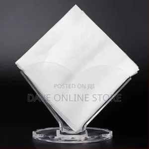 Saviet Napkin Holder Transparent Acrylic Box Clear