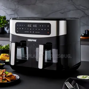 GEEPAS 9.0L Digital Vortex Dual Basket Air Fryer \\ GAF37525