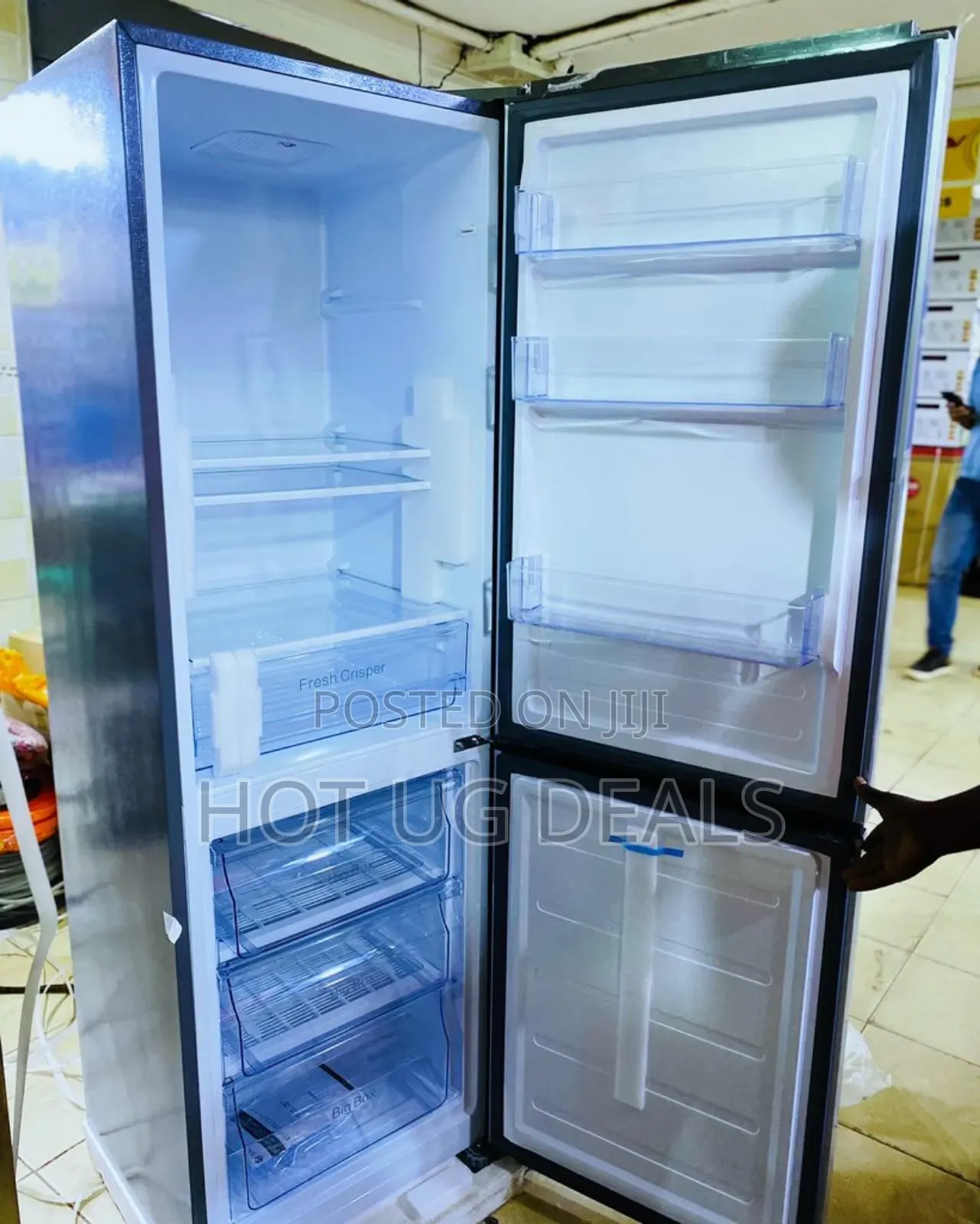 Spj 349 Litres Combo Double Door Bottom Freezer Fridge