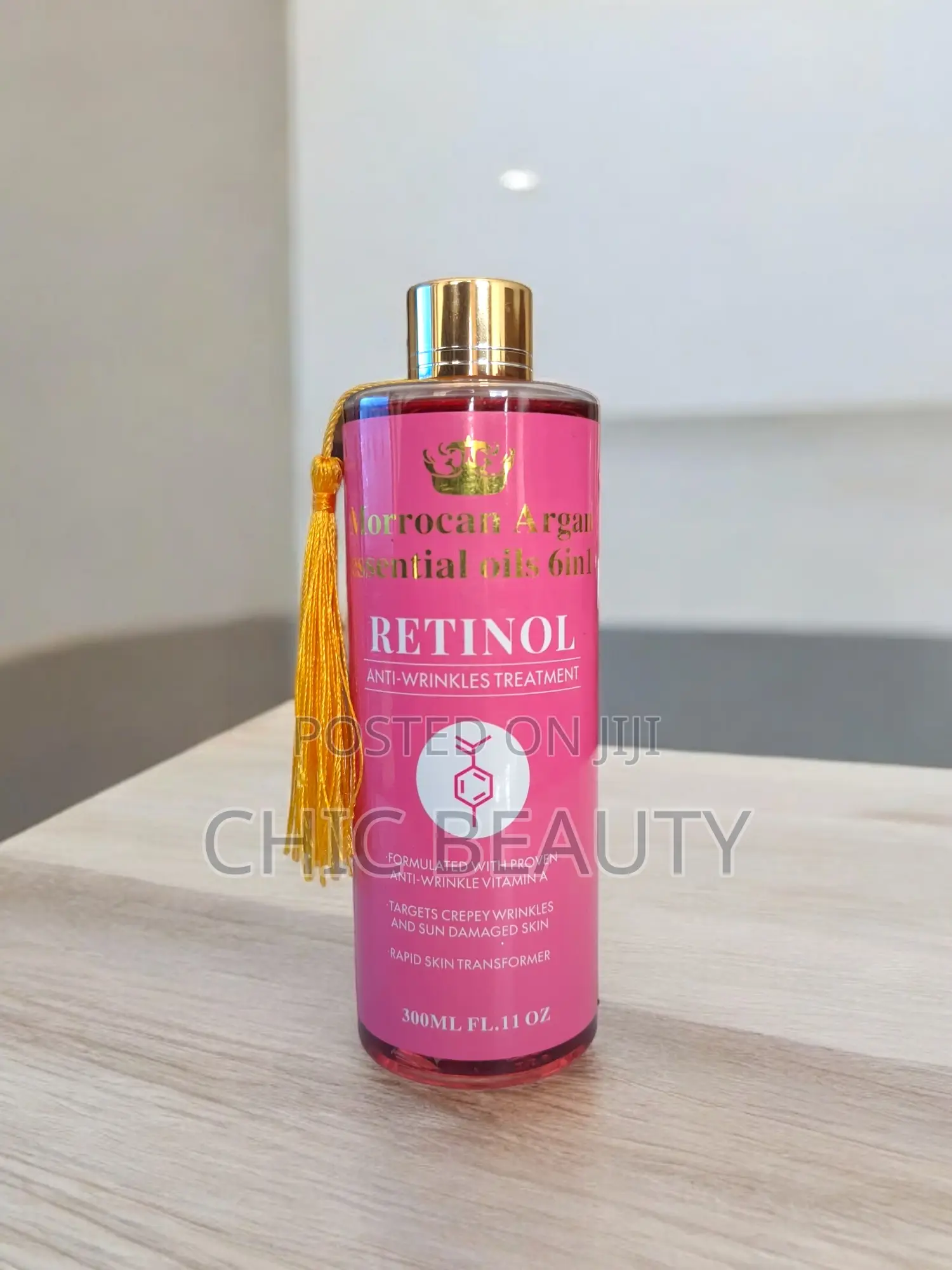 Morrocan Argan Essential Oils 6in1 Retinol Body Oil 300ml
