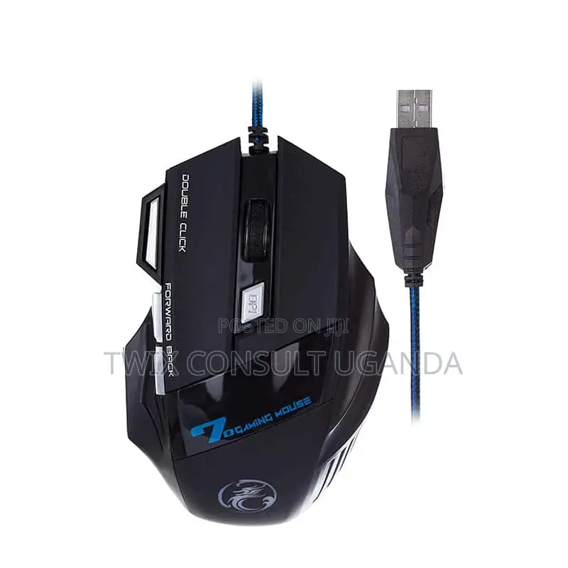 7D Gaming Mouse LED Optical 7 Button Mice RGB